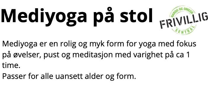 Bilde/illustrasjon for Stolyoga - Mediyoga Stolyoga - Mediyoga